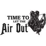 Time to Let Air Out Bowhunting Sticker