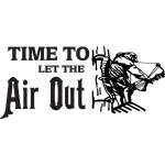 Time to Let Air Out Bowhunting Sticker 3