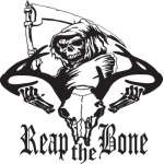 Reap the Bone Reaper and Skull Sticker 2