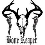 Bone Reaper Deer Skull Sticker