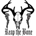 Reap the Bone Deer Skull Sticker