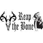 Bone Reaper Deer Skull Sticker 2