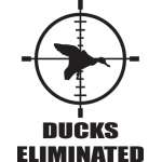 Ducks Eliminated Sticker 2