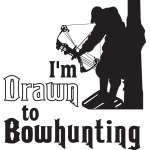 I'm Drawn to Bowhunting Sticker 5