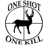 One Shot One Kill Sticker