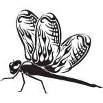 Dragonfly Sticker 100