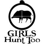 Girls Hunt Too Pig Sticker