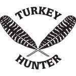 Turkey Hunter with Feathers Sticker