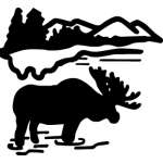 Moose Sticker 4