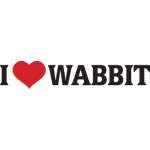I Love Wabbit Sticker