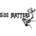 Size Matters Moose Sticker