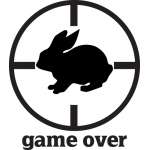 Game Over Rabbit Sticker 3