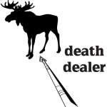 Death Dealer Moose Sticker