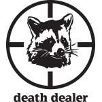 Death Dealer Racoon Sticker