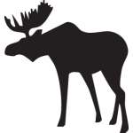 Moose Sticker 24
