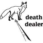 Death Dealer Fox Sticker 3