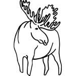 Moose Sticker 30