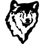 Wolf Head Sticker 4