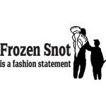 Frozen Snot is a Fashion Statement Turkey Sticker