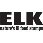 Elk Nature's Lil Food Stamps Sticker
