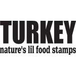 Turkey Nature's Lil Food Stamps Sticker