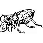Predatory Insect Sticker 2