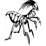 Predatory Insect Sticker 28