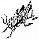 Predatory Insect Sticker 43
