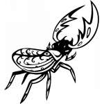 Predatory Insect Sticker 5