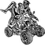 ATV Riders Sticker 93