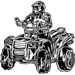 ATV Riders Sticker 98