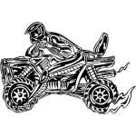 ATV Riders Sticker 100