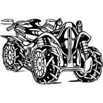 ATV Riders Sticker 2