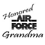 Honored Air Force Grandma Sticker
