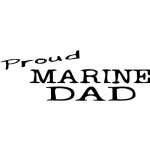 Marine Dad 2 Sticker
