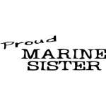 Marine Sister Sticker