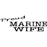 Marine Wife  Sticker