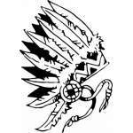Native American Headdress Sticker 2