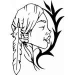 Native American Sticker 19