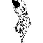 Native American Tribal Feather Sticker 5