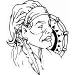 Native American Sticker 25