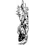Native American Tribal Feather Sticker 9