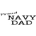 Navy Dad Sticker