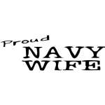 Navy Wife Sticker