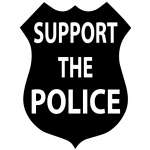 Support the Police Sticker