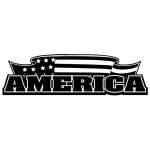 US America Flag Sticker 2