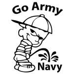 Army Pee On Navy Sticker