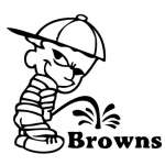 Pee On Browns Sticker