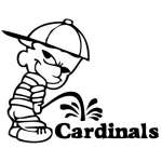 Pee On Cardinals Sticker