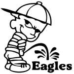 Pee On Eagles Sticker